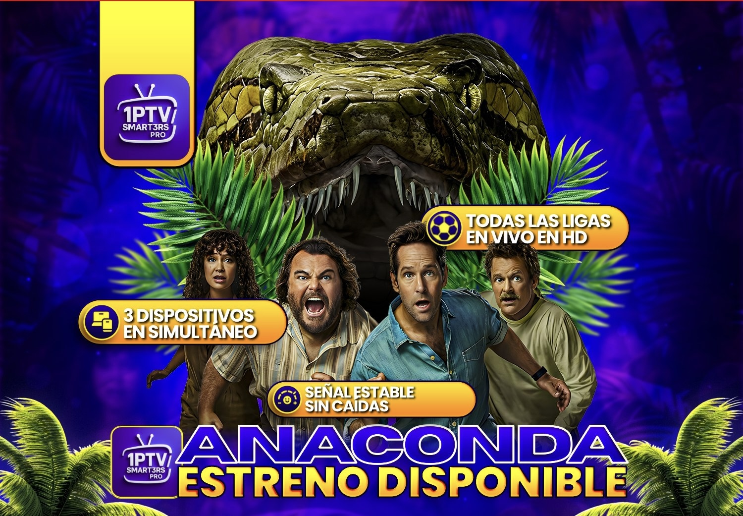 IPTV 1 DISPOSITIVO 6 meses